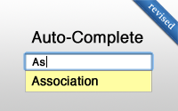 Auto-Complete Association (revised)