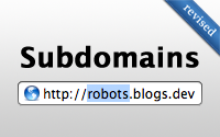 Subdomains (revised)